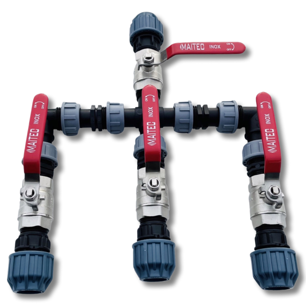 Kopfstation Basic mit PP Klemmkupplungen